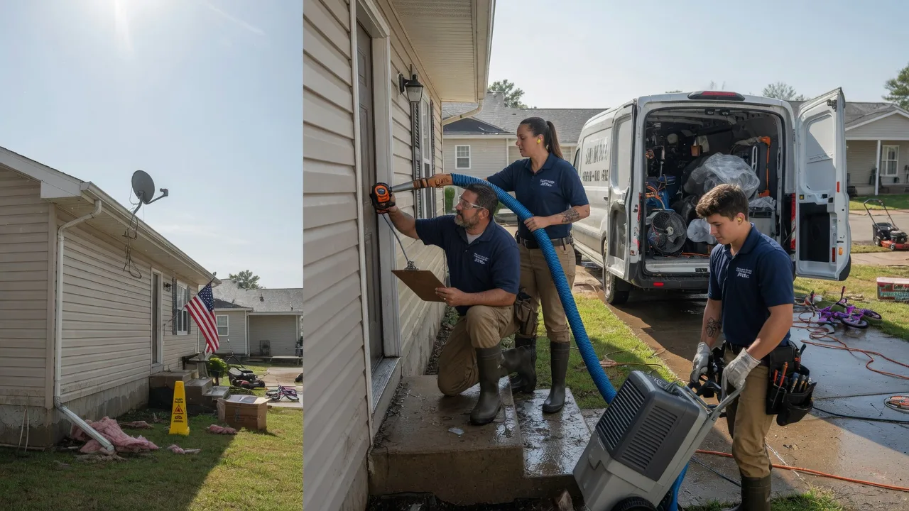 Ceiling Water Damage Restoration in Rattan, OK near me